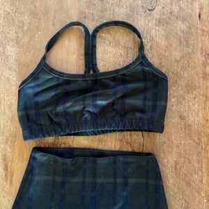 Beyond Yoga Plaid Legging Set